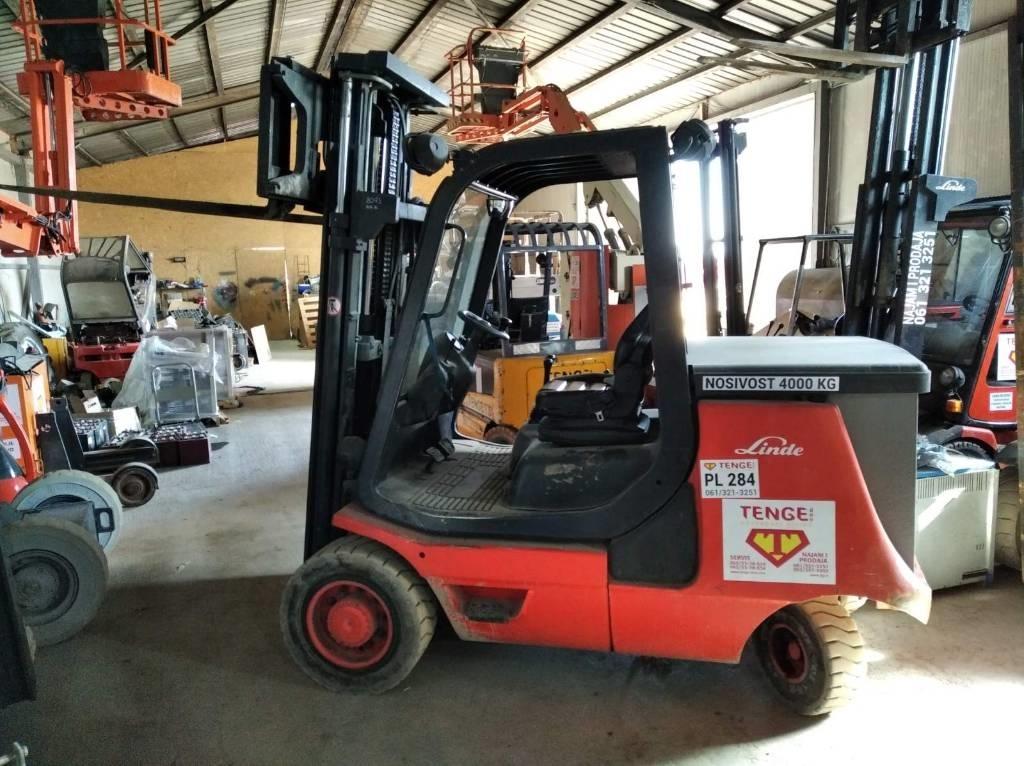 Linde E40P Elektriniai šakiniai krautuvai