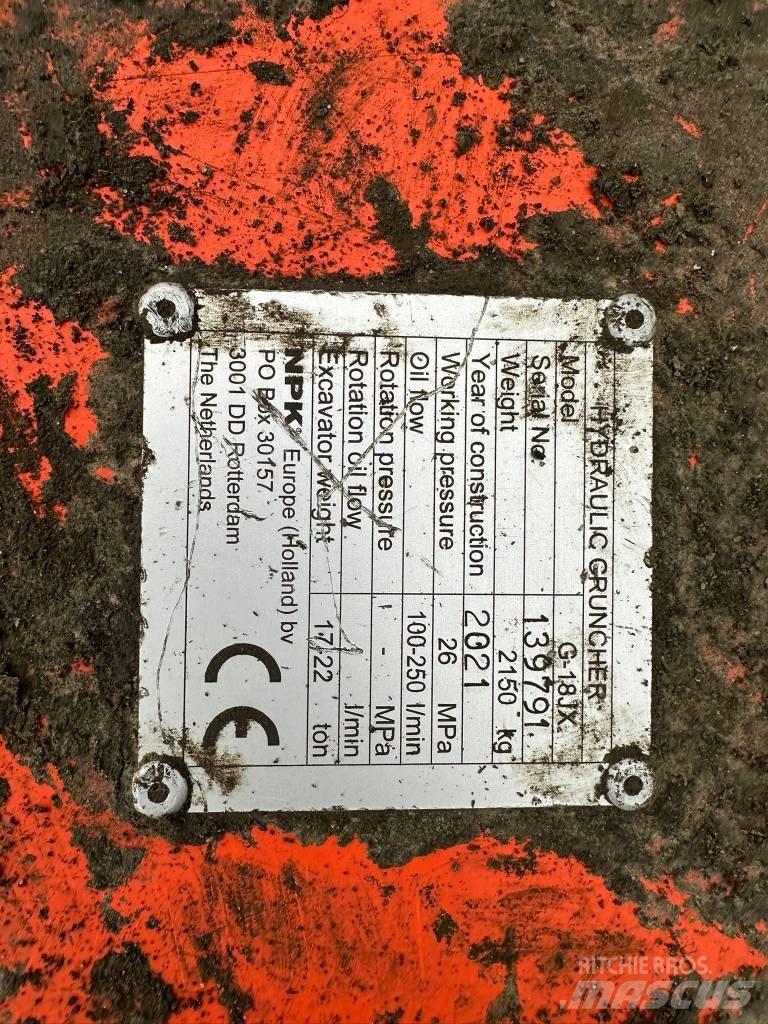 NPK G18JX Mobilūs smulkintuvai