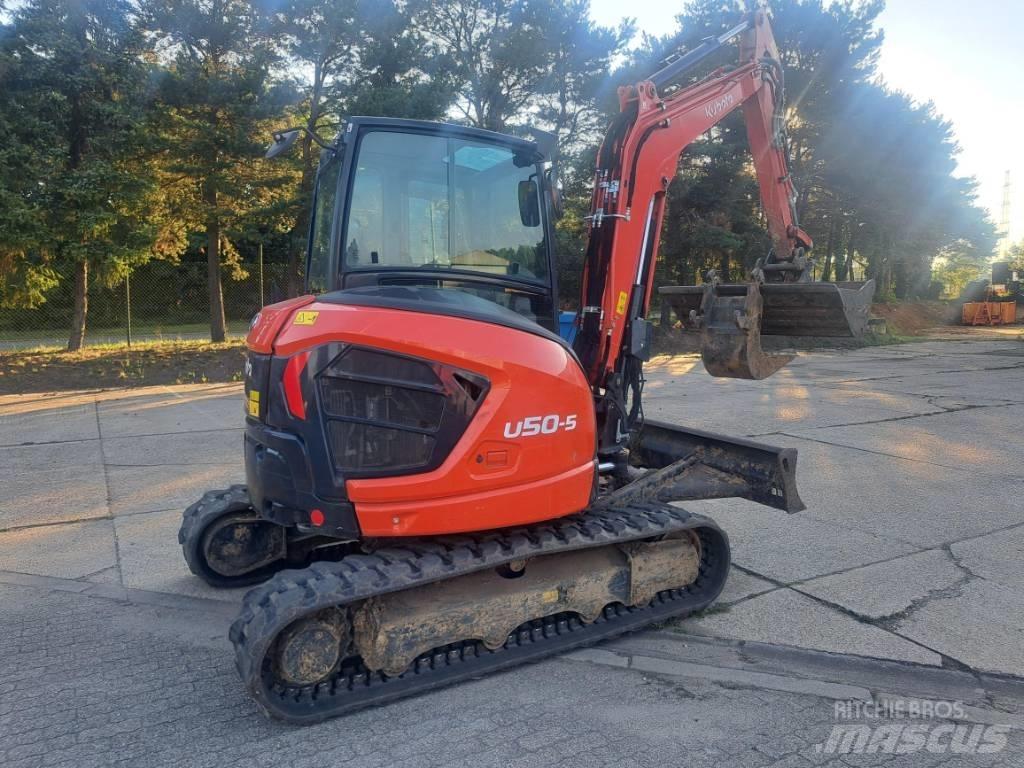 Kubota U 50 Mini ekskavatoriai < 7 t