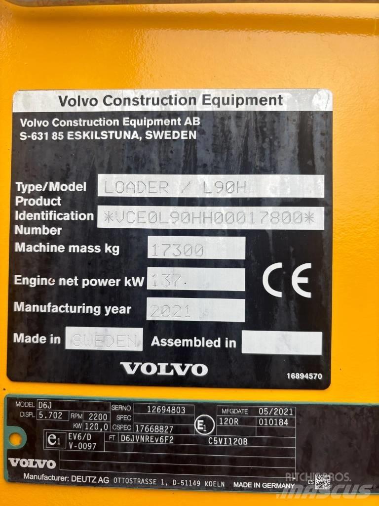 Volvo L90H Naudoti ratiniai krautuvai