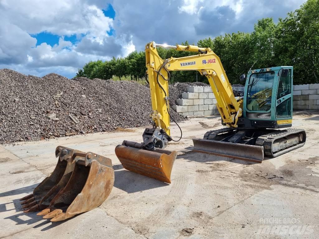 Yanmar Vio 80 U Vidutinės galios ekskavatoriai 7-12 t