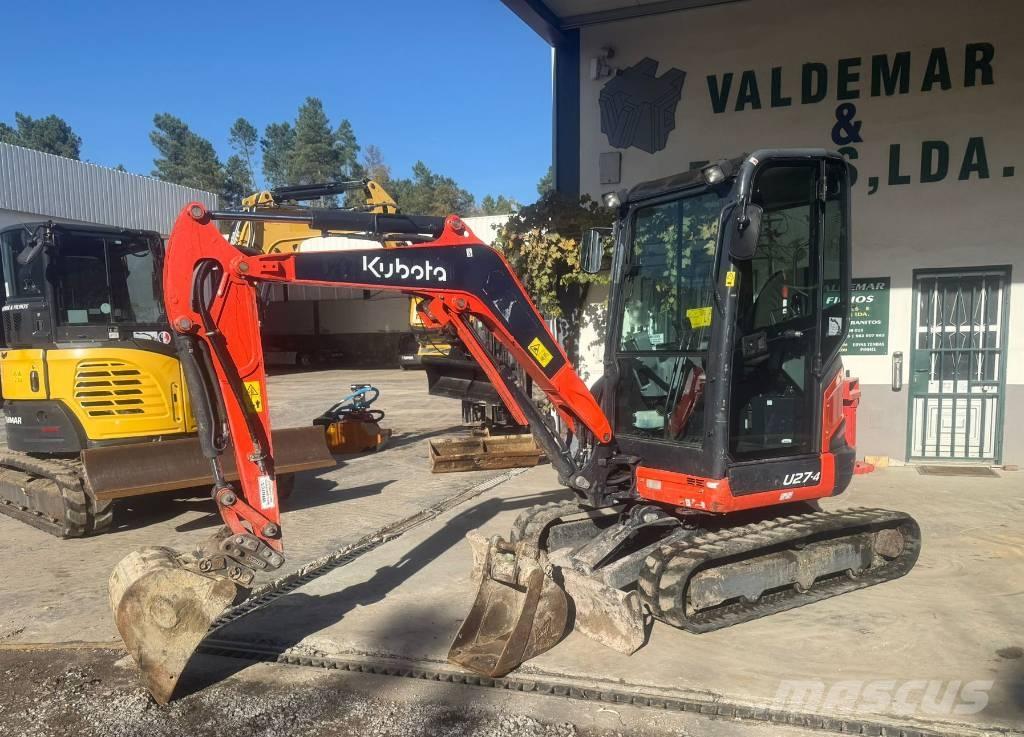 Kubota U 27 Mini ekskavatoriai < 7 t