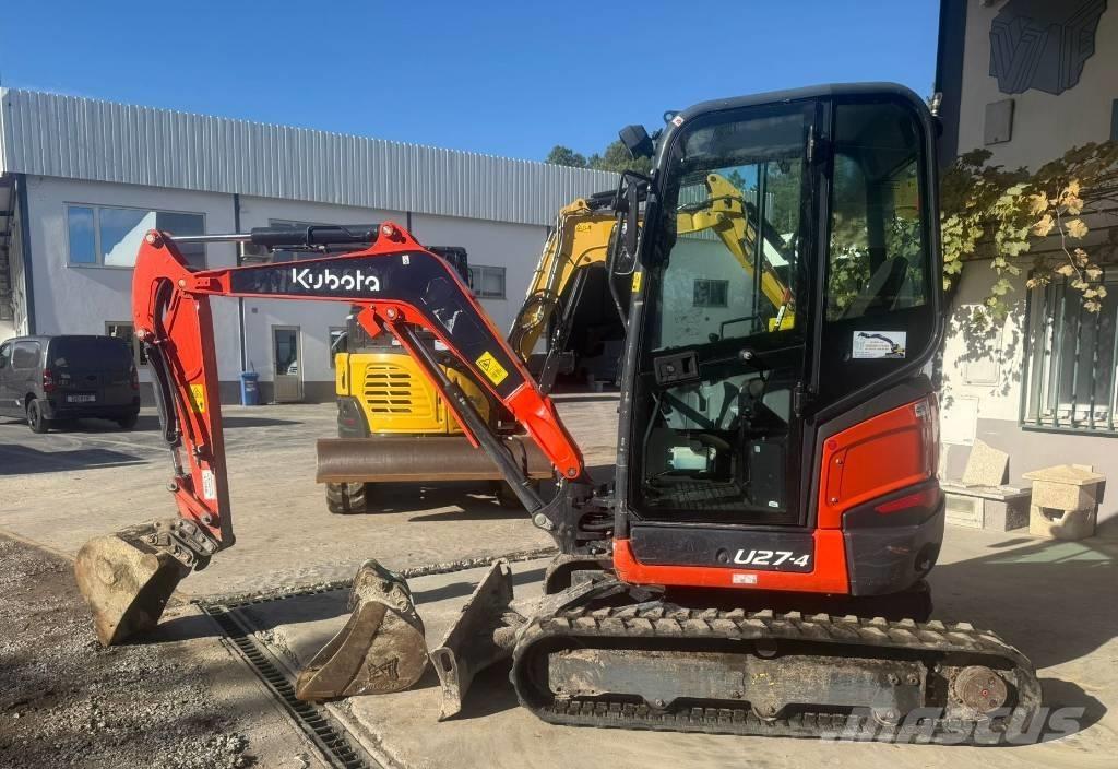 Kubota U 27 Mini ekskavatoriai < 7 t