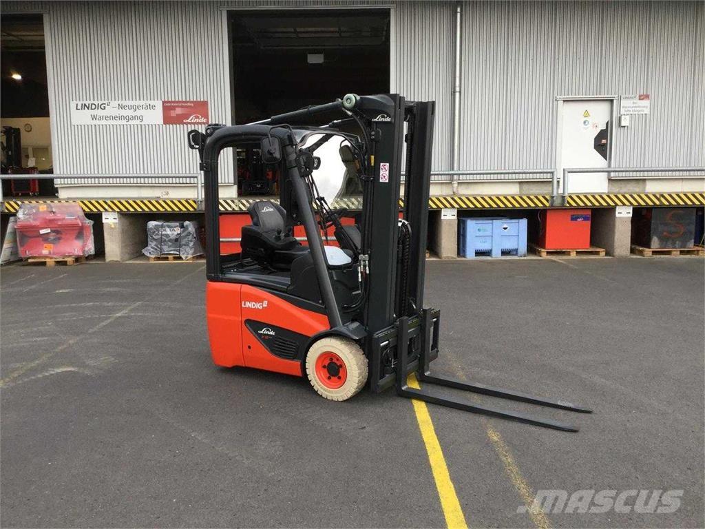 Linde E12 Elektriniai šakiniai krautuvai