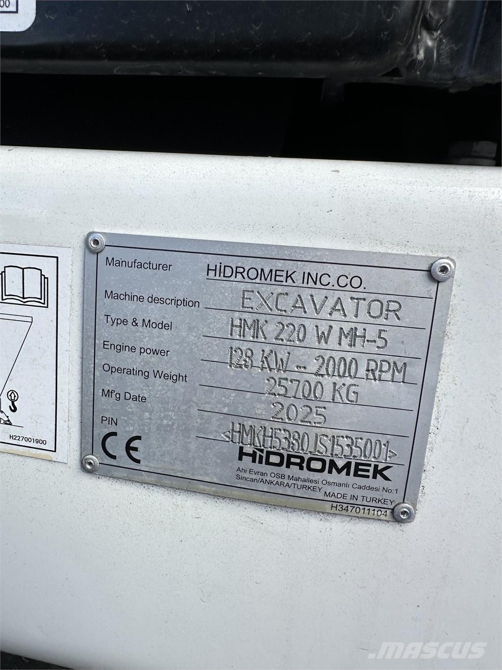 Hidromek 220W MH-5 Atliekų / pramoniniai krautuvai