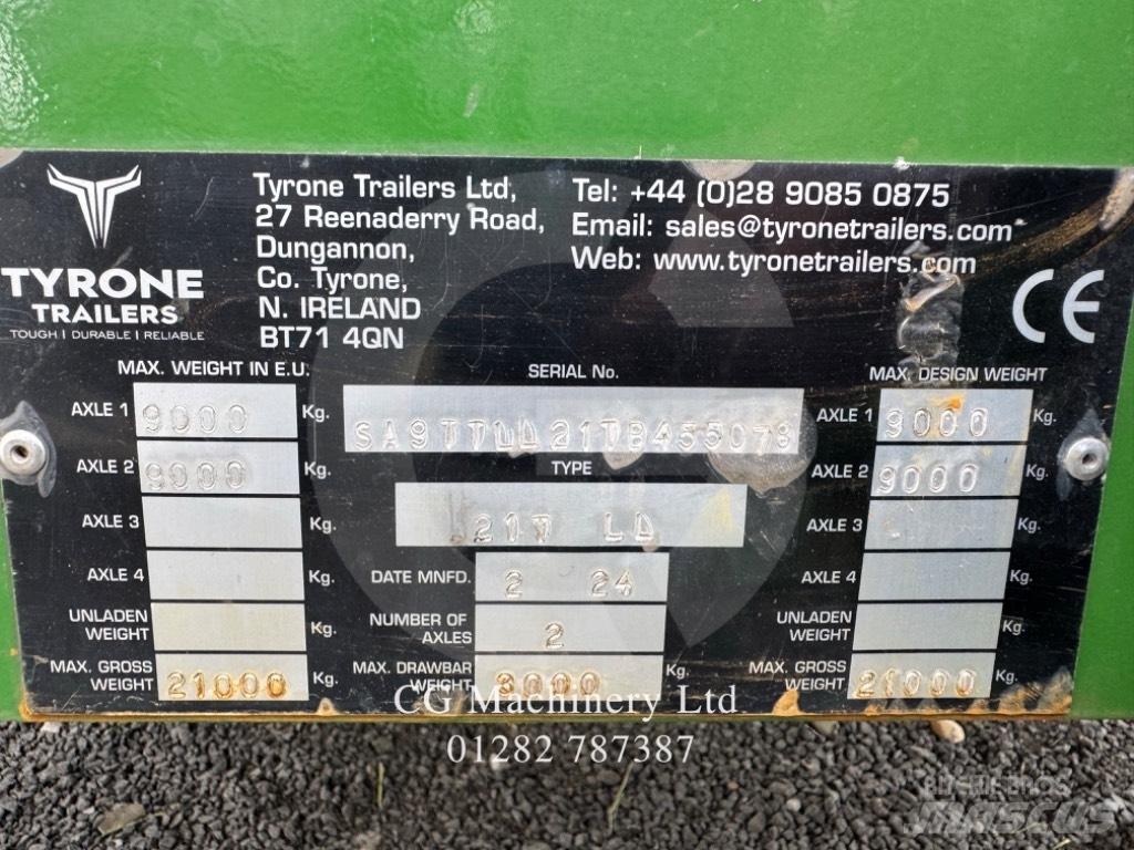 Tyrone T21 Bendrosios paskirties priekabos
