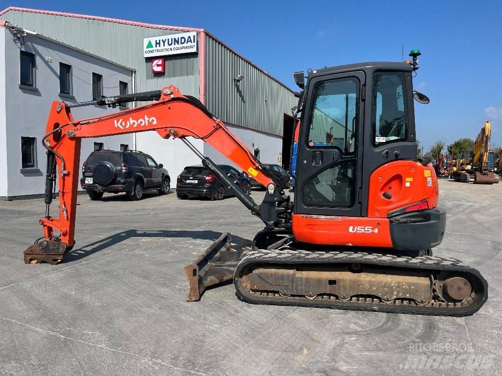 Kubota U 55-4 Mini ekskavatoriai < 7 t