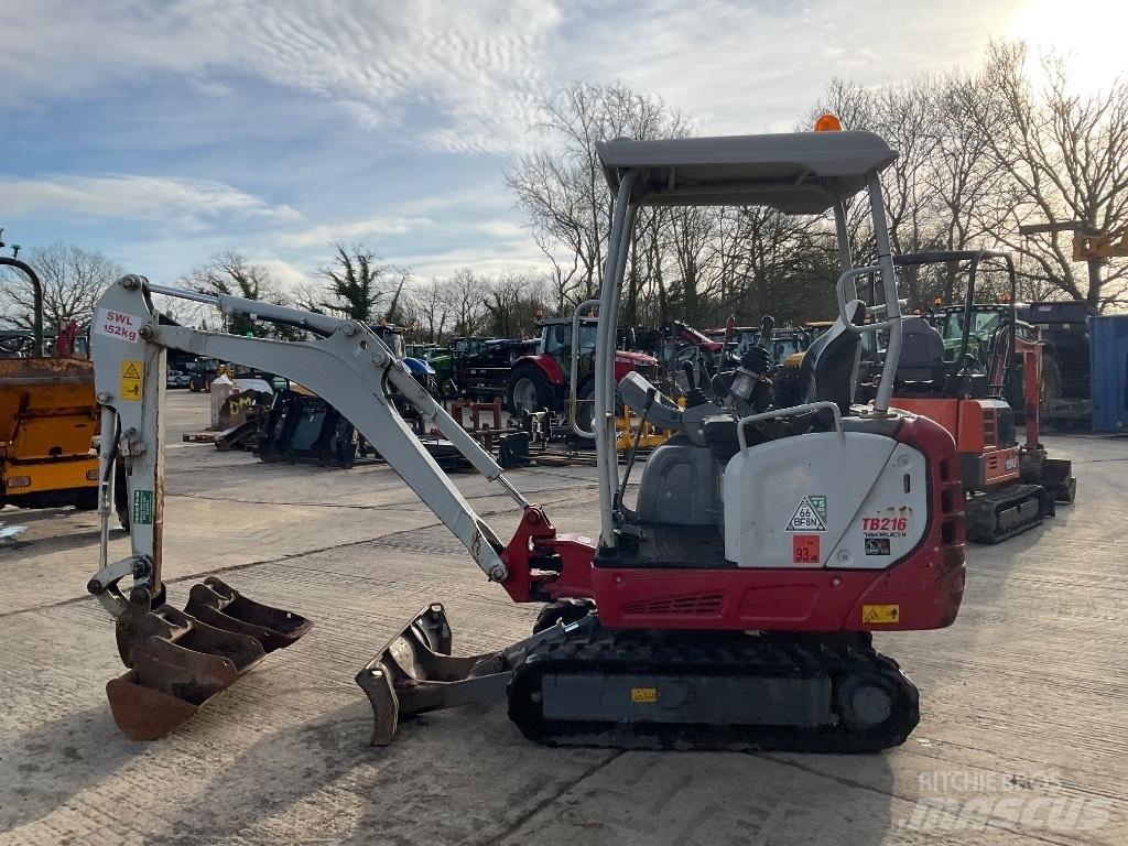 Takeuchi TB 216 Mini ekskavatoriai < 7 t