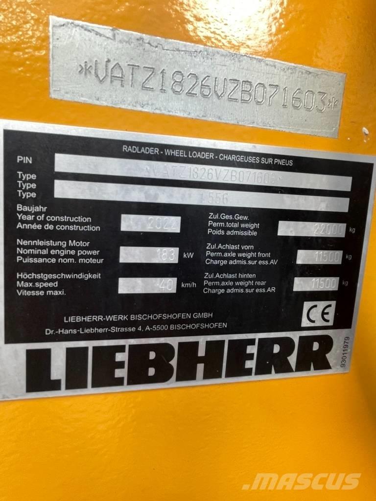 Liebherr L 556 Naudoti ratiniai krautuvai