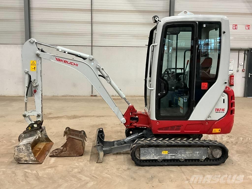 Takeuchi TB 216 Mini ekskavatoriai < 7 t