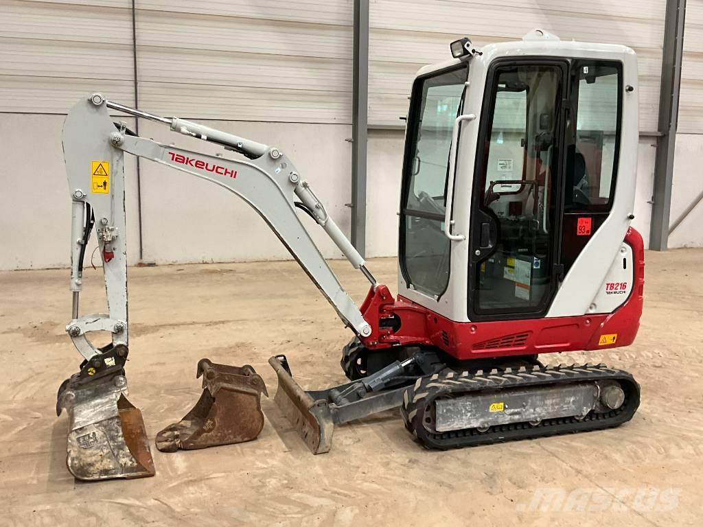 Takeuchi TB 216 Mini ekskavatoriai < 7 t