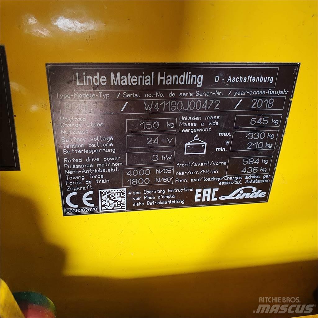 Linde P30C Buksyravimo vilkikai