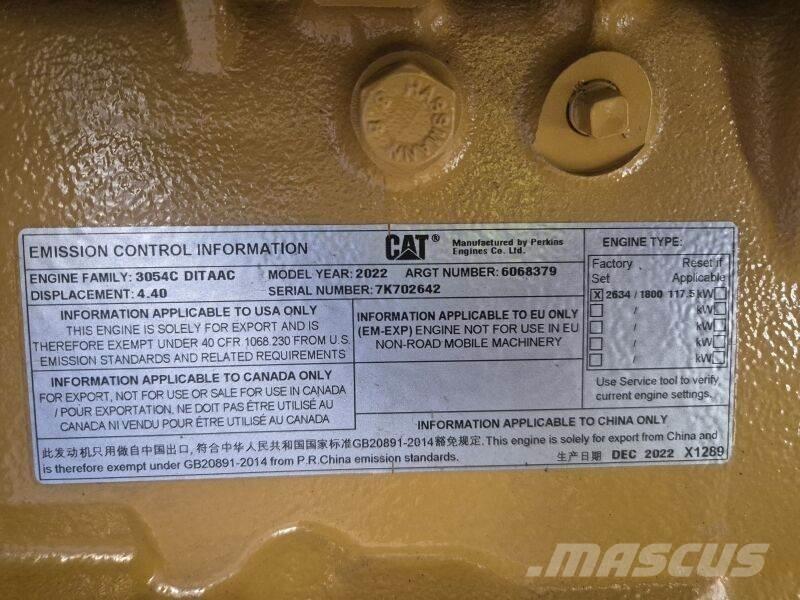 CAT 3054C DITAAC Varikliai
