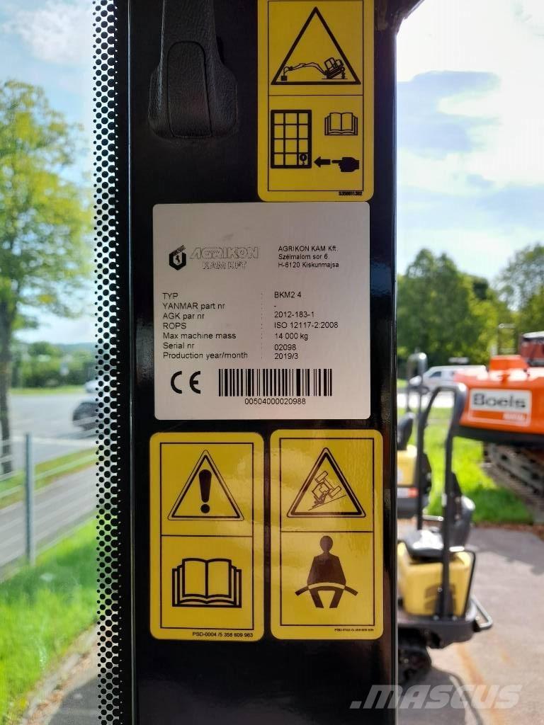 Yanmar SV120-2PB Vidutinės galios ekskavatoriai 7-12 t