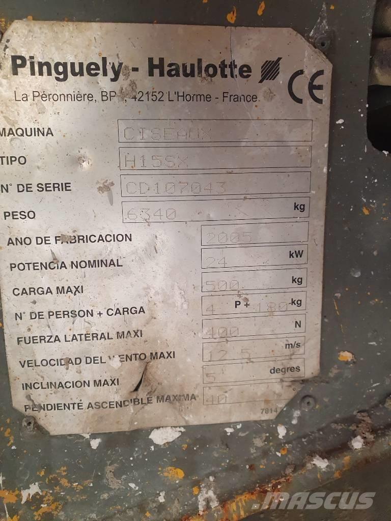 Haulotte H 15 SX Žirkliniai keltuvai