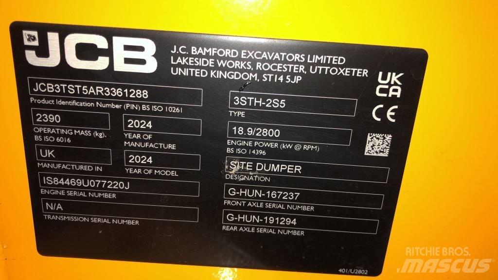 JCB 3STH 2S5 Statybiniai savivarčiai sunkvežimiai