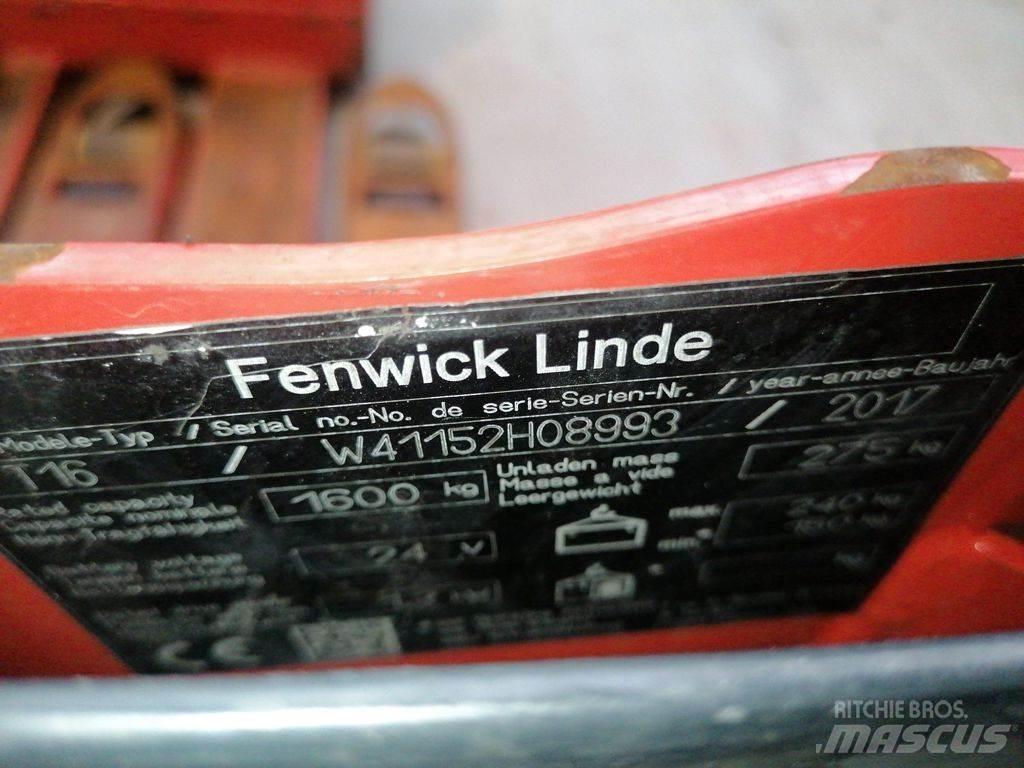Linde T16 Mažų aukščių keltuvai