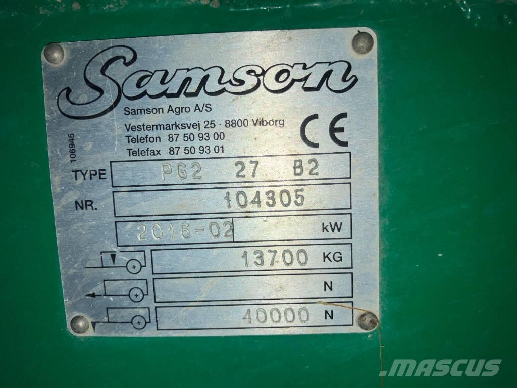 Samson PG2 27 Srutų cisternos