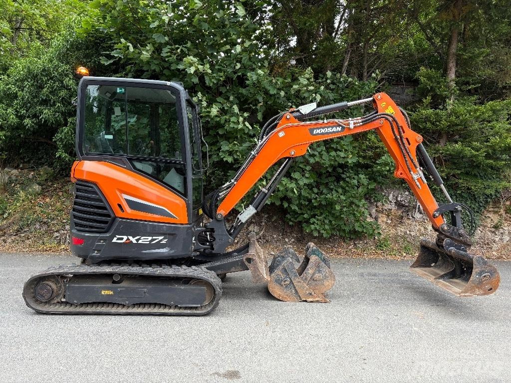 Doosan DX 27 Z Mini ekskavatoriai < 7 t