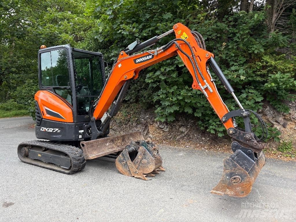Doosan DX 27 Z Mini ekskavatoriai < 7 t