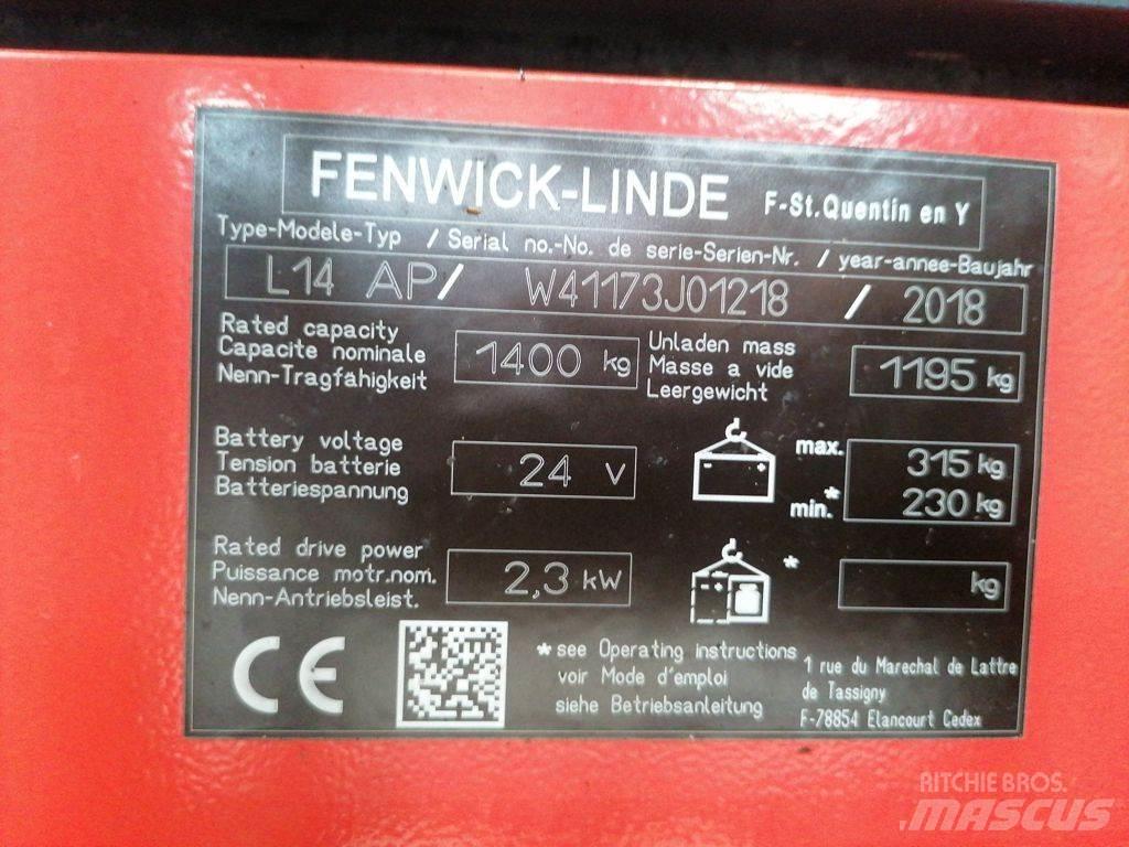 Linde L14 AP Rankiniai vėžimėliai