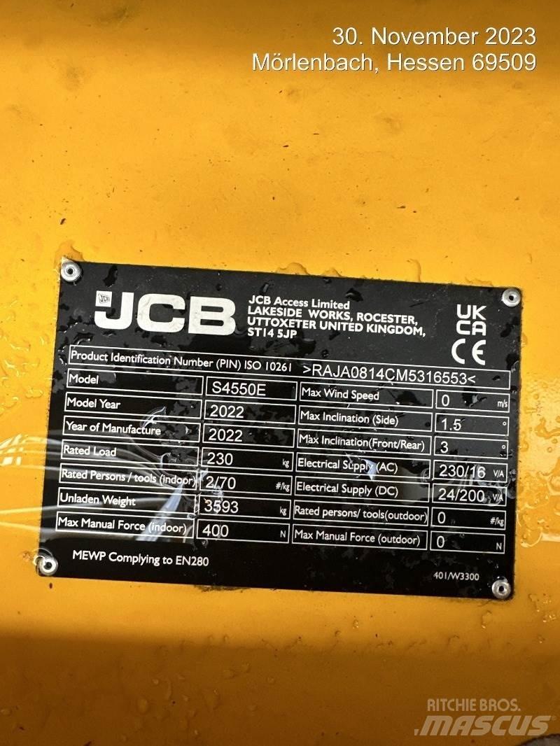 JCB S4550E Žirkliniai keltuvai