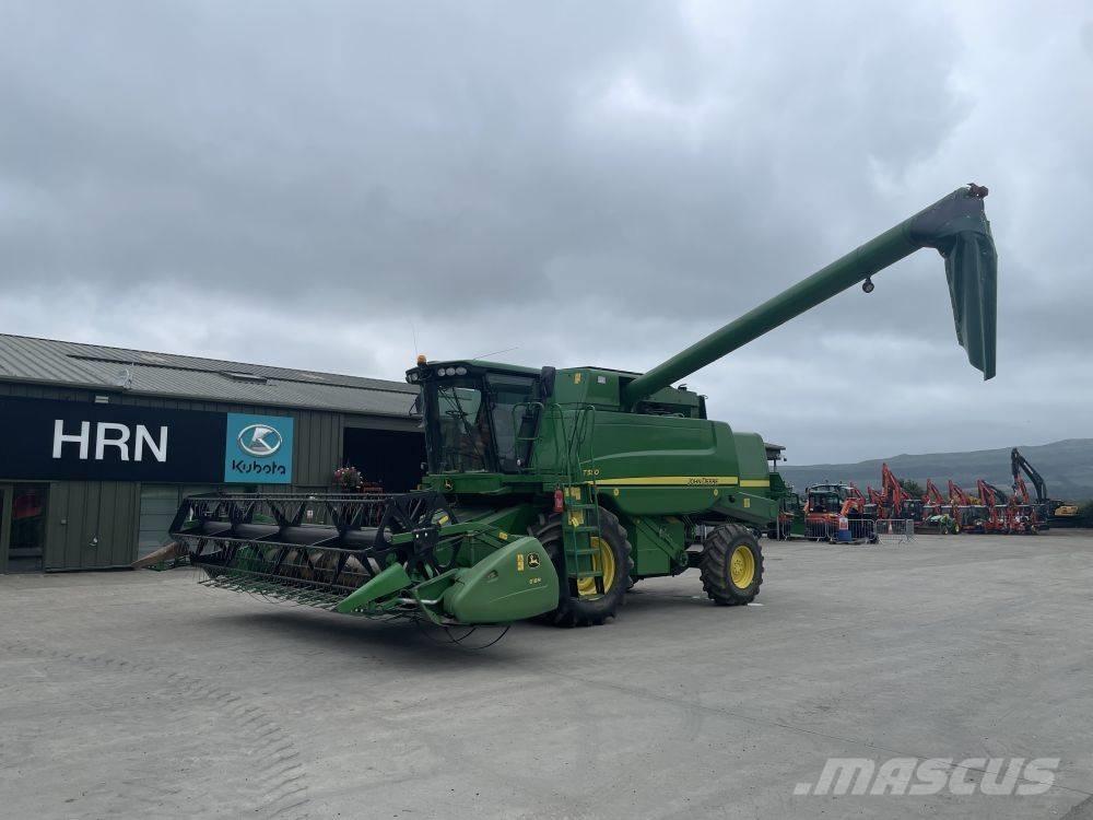 John Deere T 550 Derliaus nuėmimo kombainai