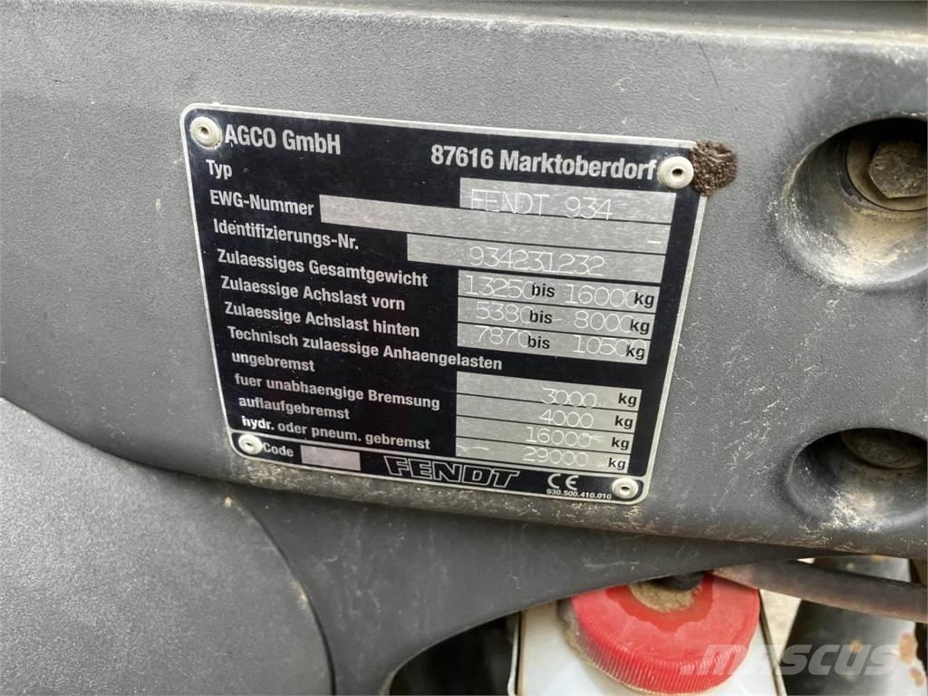 Fendt 936 Vario Traktoriai