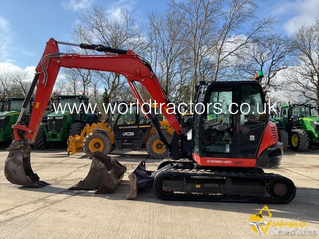 Kubota KX 080-4 Vidutinės galios ekskavatoriai 7-12 t