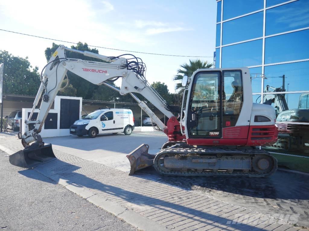 Takeuchi TB 290 Vidutinės galios ekskavatoriai 7-12 t