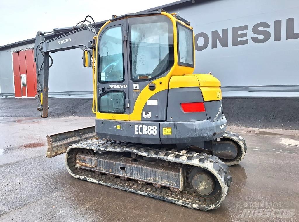 Volvo ECR88 Vidutinės galios ekskavatoriai 7-12 t