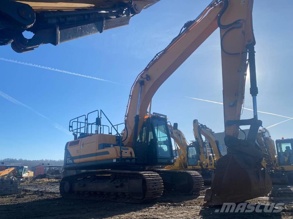 Hyundai HX220L Vikšriniai ekskavatoriai