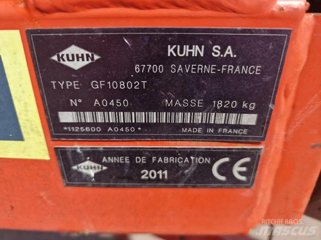 Kuhn GF 10802 T Šieno grėbliai ir vartytuvai