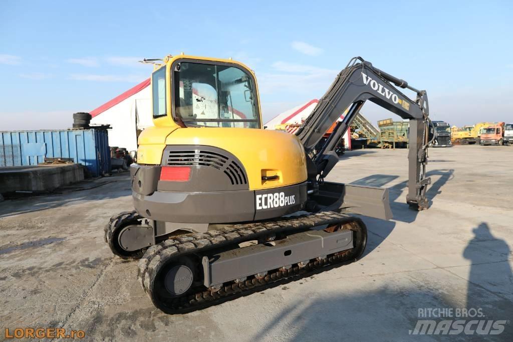 Volvo ECR 88 PLUS Vidutinės galios ekskavatoriai 7-12 t