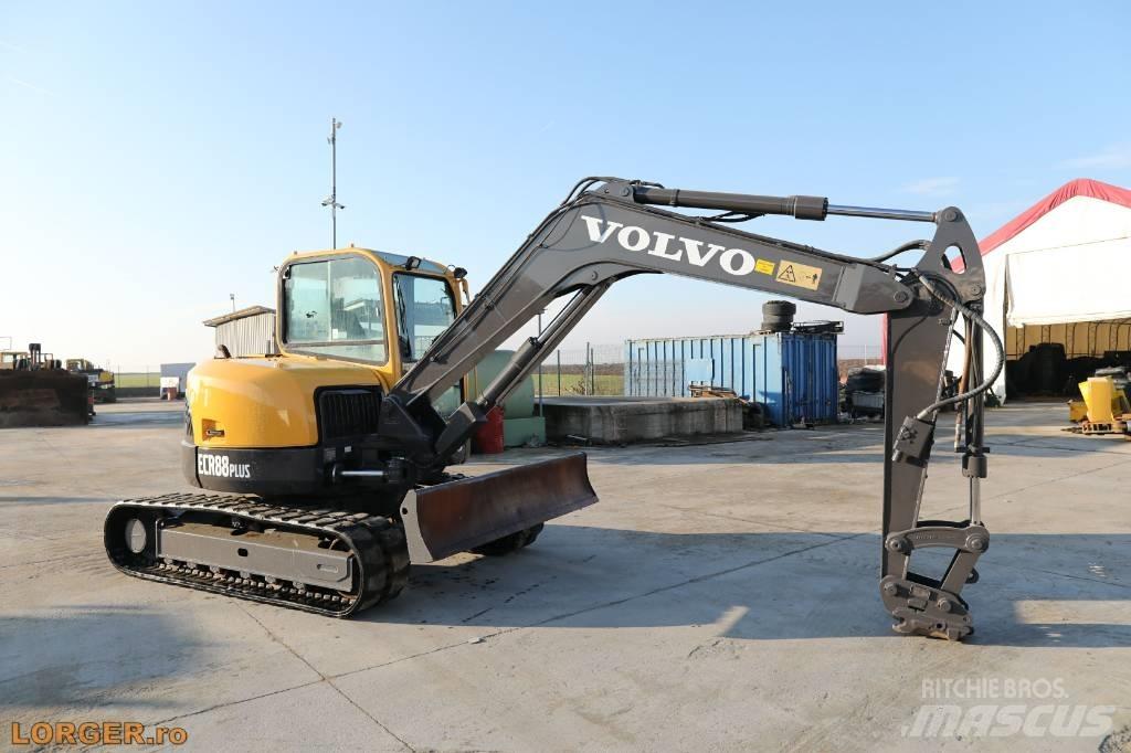 Volvo ECR 88 PLUS Vidutinės galios ekskavatoriai 7-12 t