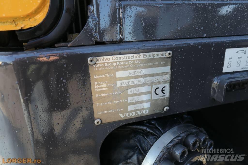 Volvo ECR 88 PLUS Vidutinės galios ekskavatoriai 7-12 t