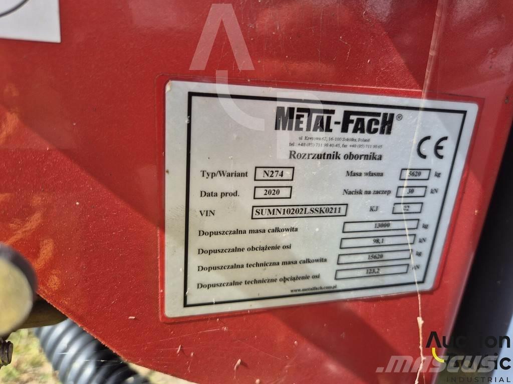 Metal-Fach N274 Mėšlo barstytuvai