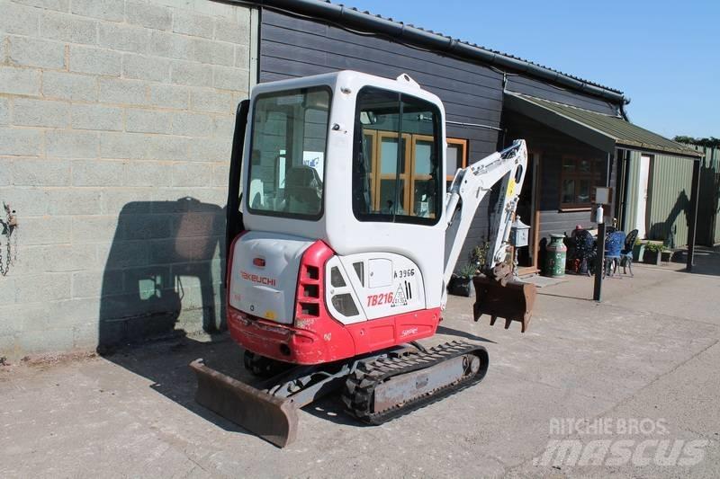 Takeuchi TB216 Mini ekskavatoriai < 7 t
