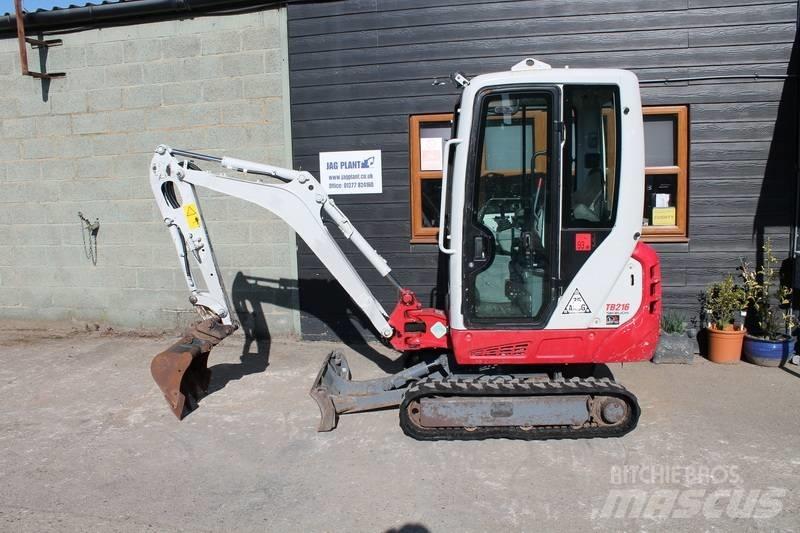Takeuchi TB216 Mini ekskavatoriai < 7 t