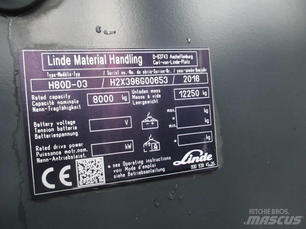 Linde H80D Dyzeliniai krautuvai