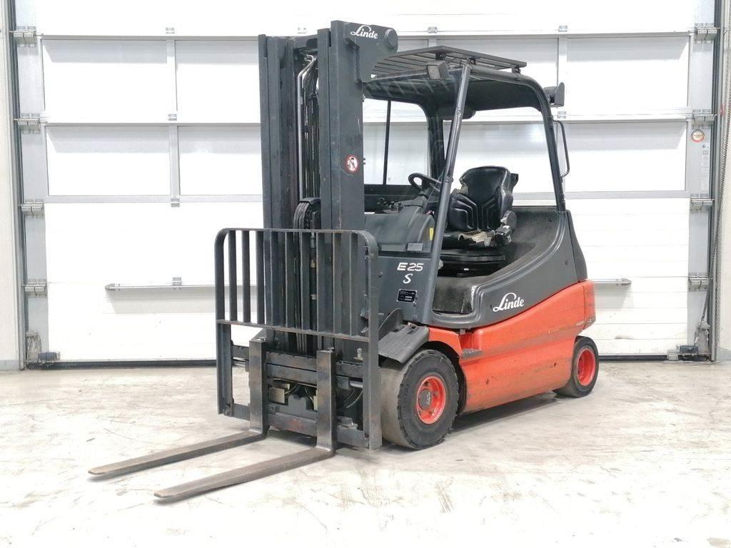 Linde E25-03 Elektriniai šakiniai krautuvai