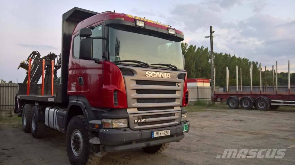 Scania R 420 Miškovežių vilkikai