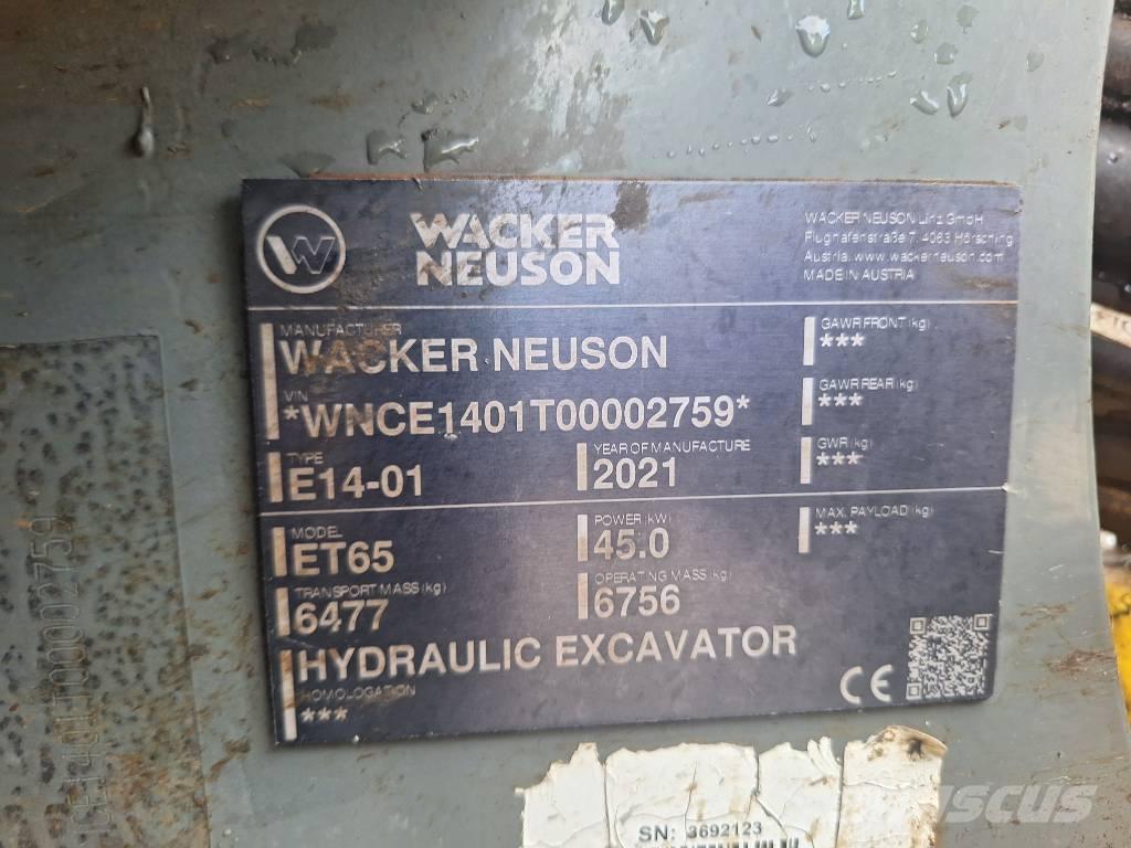 Wacker Neuson ET 65 Vikšriniai ekskavatoriai