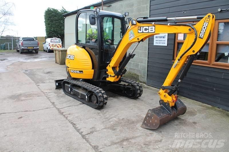 JCB 8026 CTS Mini ekskavatoriai < 7 t