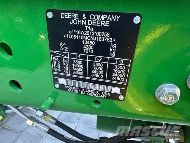 John Deere 6110 M Traktoriai