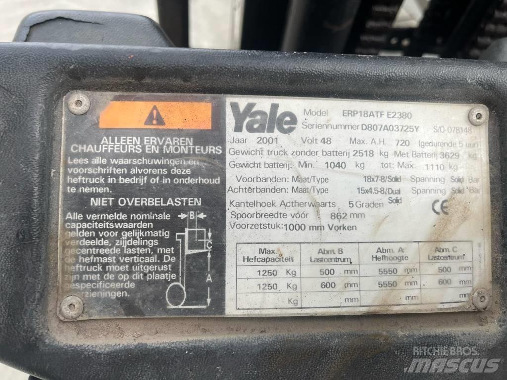 Yale ERP 18 ATF Elektriniai šakiniai krautuvai