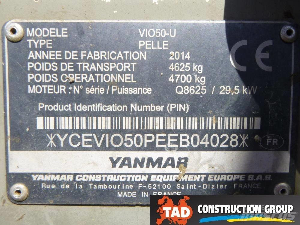 Yanmar Vio 50 U Mini ekskavatoriai < 7 t