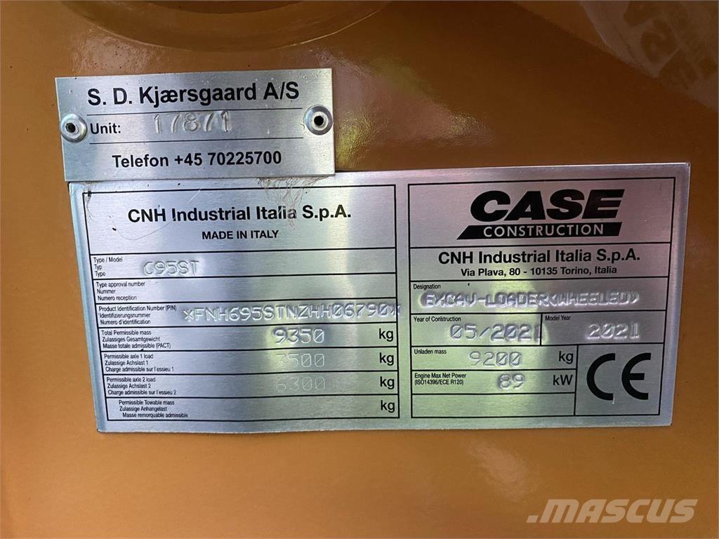 CASE 695 ST Ekskavatoriniai krautuvai