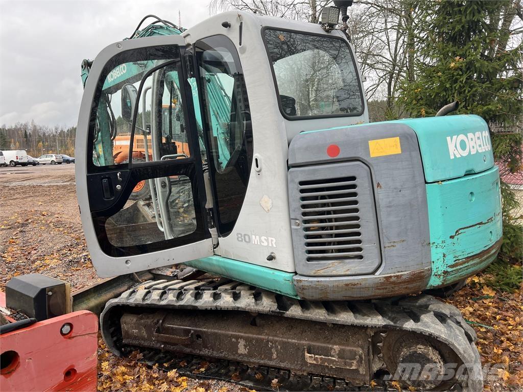Kobelco 80 MSR Vidutinės galios ekskavatoriai 7-12 t