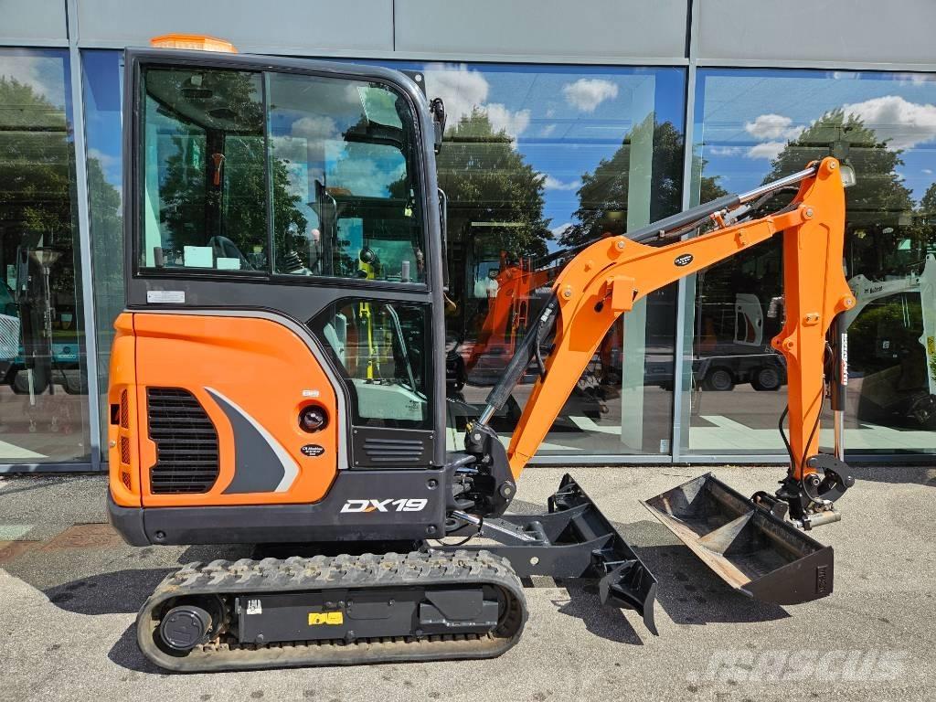 Doosan DX 19 Mini ekskavatoriai < 7 t
